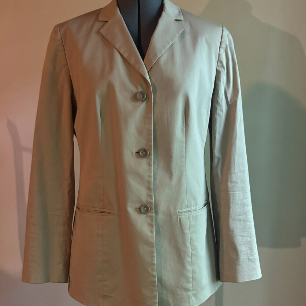 Land's End Blazer Size 8 Tall Beige
